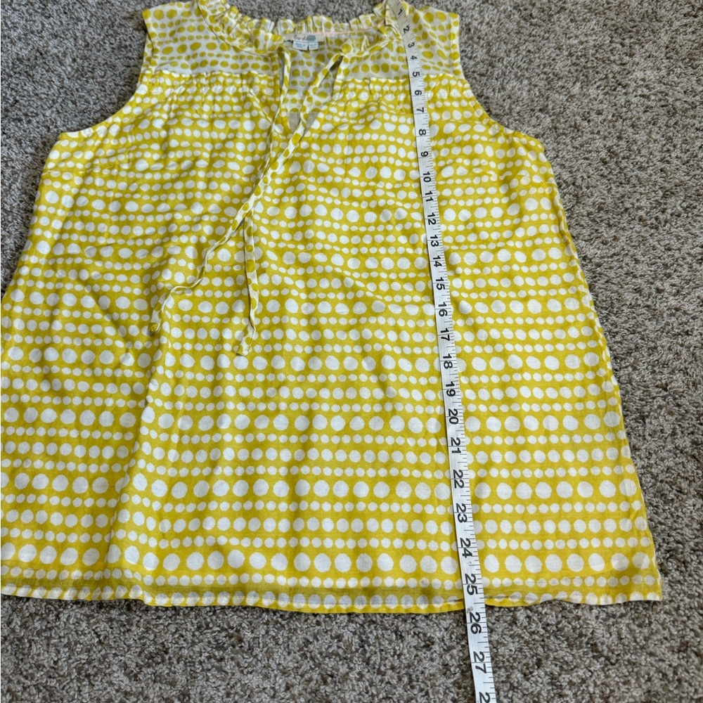 Boden Yolande Ruffle Neck Trim Sleeveless Blouse- 6 View 3